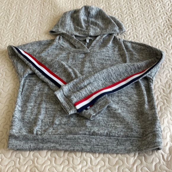 Charlotte Russe Gray Hoodie Size X Small - Picture 1 of 11